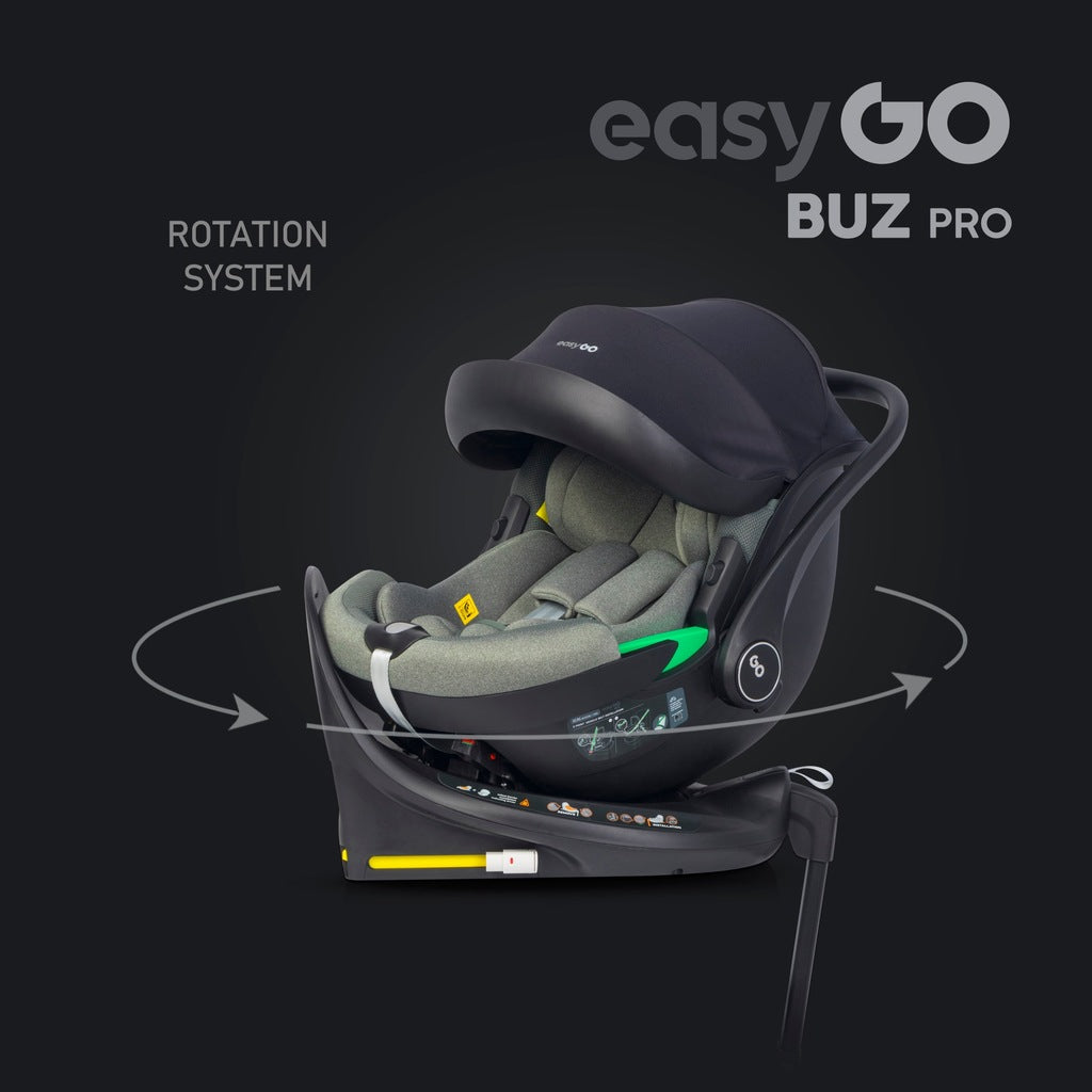 Pasukama vaiko automobilinė kėdutė su ISOFIX pagrindu 2in1 i-SIZE 0-13KG