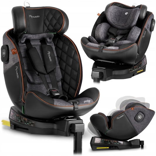PASUKAMA AUTOMOBILINĖ KĖDUTĖ su KOJA 0-36KG ISOFIX NUKIDO I-SIZE 40-150cm