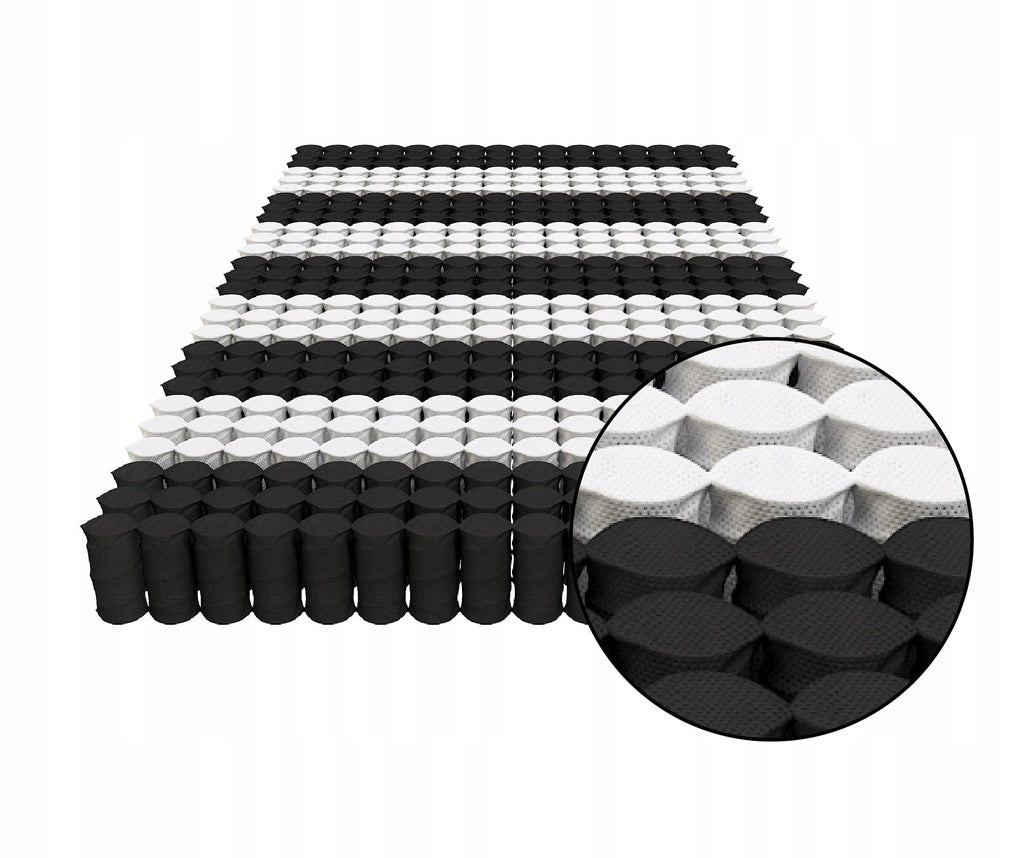 LUX EKO kišeninės zonos čiužinys MASSAGING HR 7 cm profiliuotas 140x200 23 cm