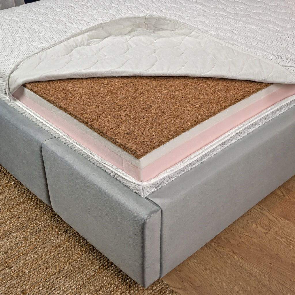 Čiužinys 80x200 Coconut x2 kišenės H3/H5 kietas SILVER MAX su kišenėmis