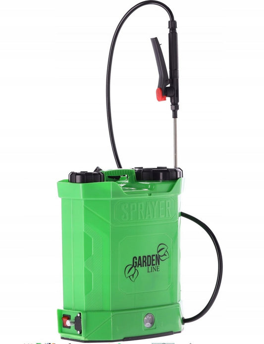 10 l nešiojamas, akumuliatorinis, kuprinės formos purkštuvas