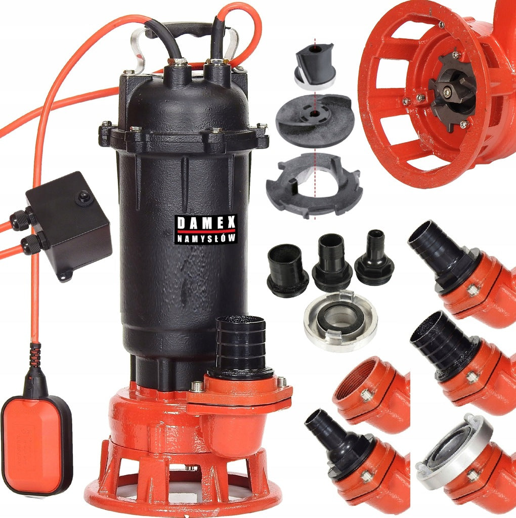 sukelpump reovee, septikute, muda ja puhta vee jaoks 1500w