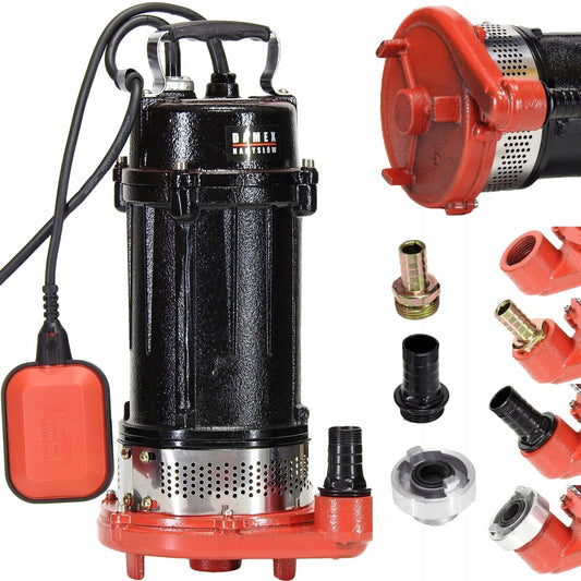 Siurblys su įmontuotu filtru švariam ir nešvariam vandeniui 750w