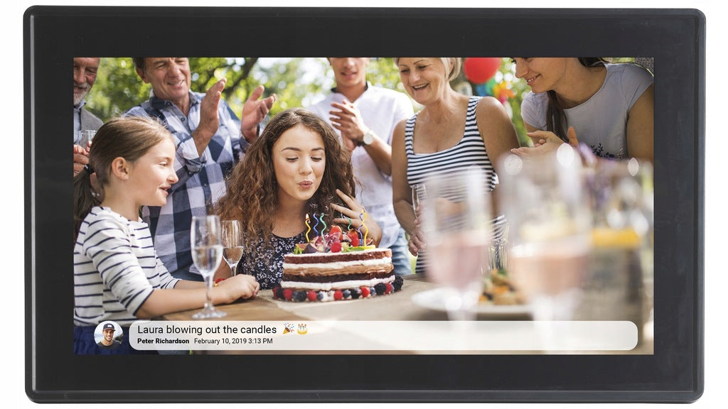 DIGITĀLS SKĀRIENJUTĪGS FOTO RĀMIS 15,6