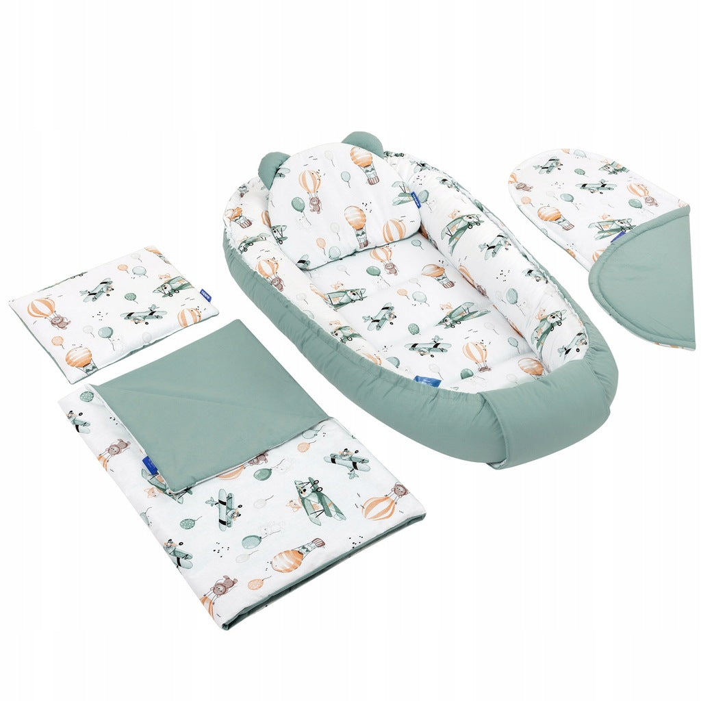 Puuvillane beebikomplekt 5in1 YUCKA COCOON