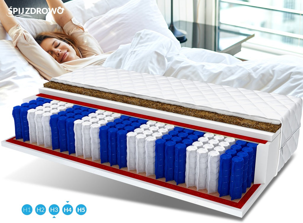 Čiužinys 80x200 kokosinis kišenė HOME MAX premium 24 cm