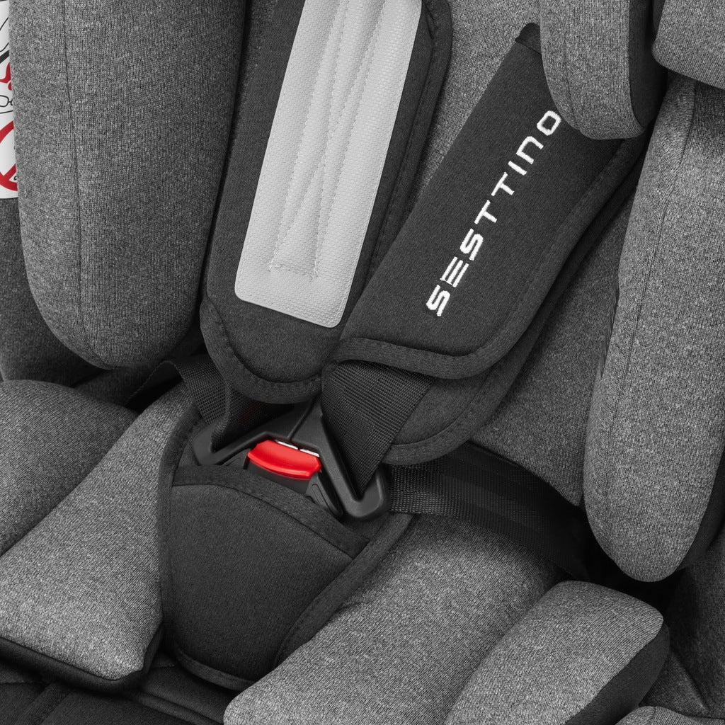 Sesttino Secure Pro automobilinė kėdutė 0-36 40-150cm su miegojimo funkcija ir stogeliu