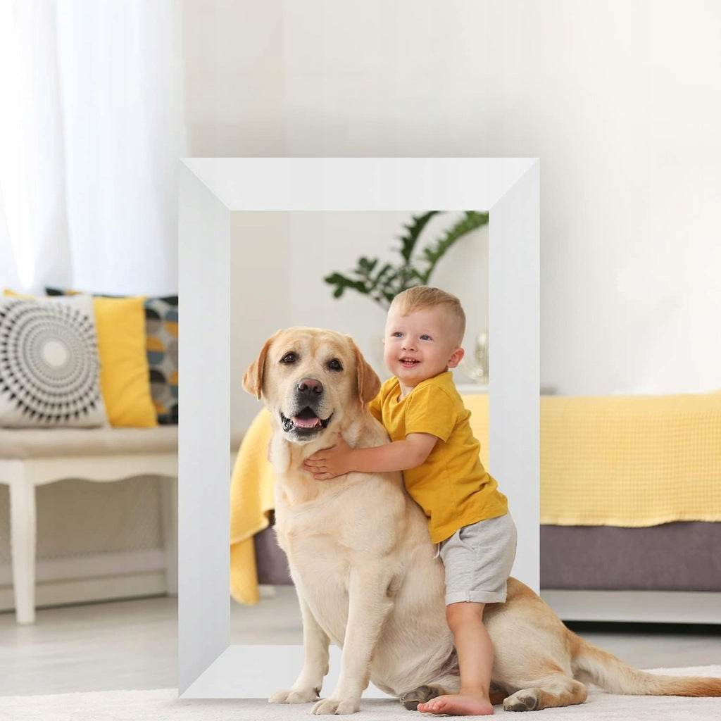 Digitālais foto rāmis, 10,1 collu IPS HD skārienekrāns ar automātisko pagriešanas funkciju