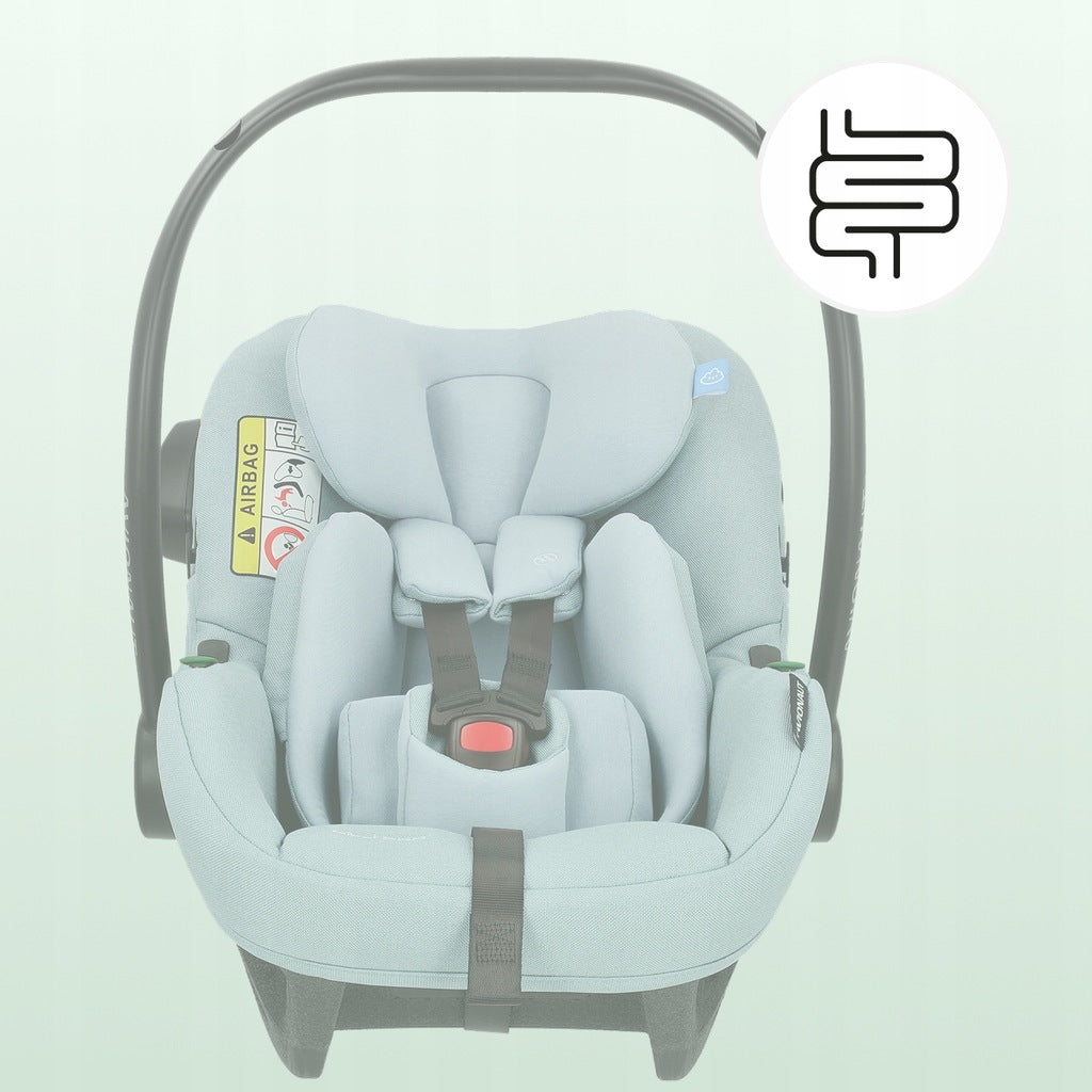 „Avionaut Pixel PRO 2.0 C“ automobilinė kėdutė 0–13 kg su „Isofix“ besisukančiu pagrindu | ADAC testas
