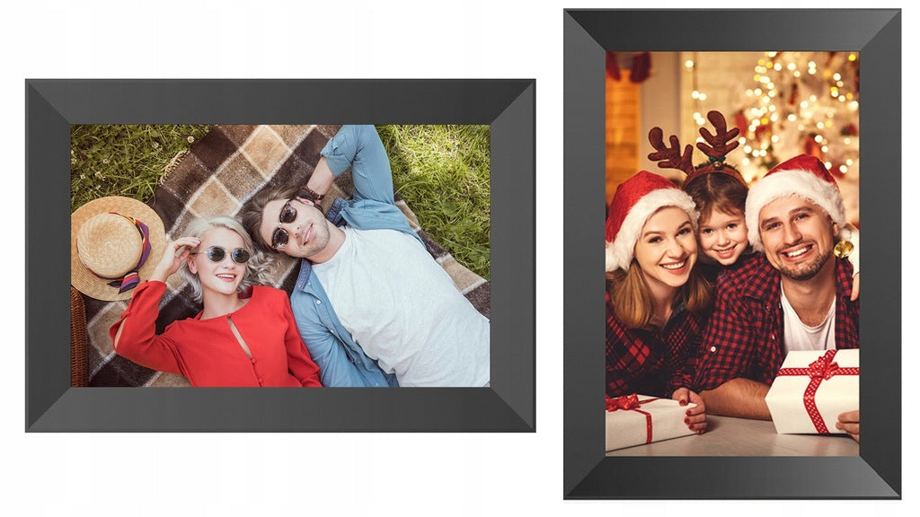 10,1 colio skaitmeninis nuotraukų rėmelis su jutikliniu ekranu, nuotraukos, vaizdo įrašai, „Wi-Fi“ programėlė