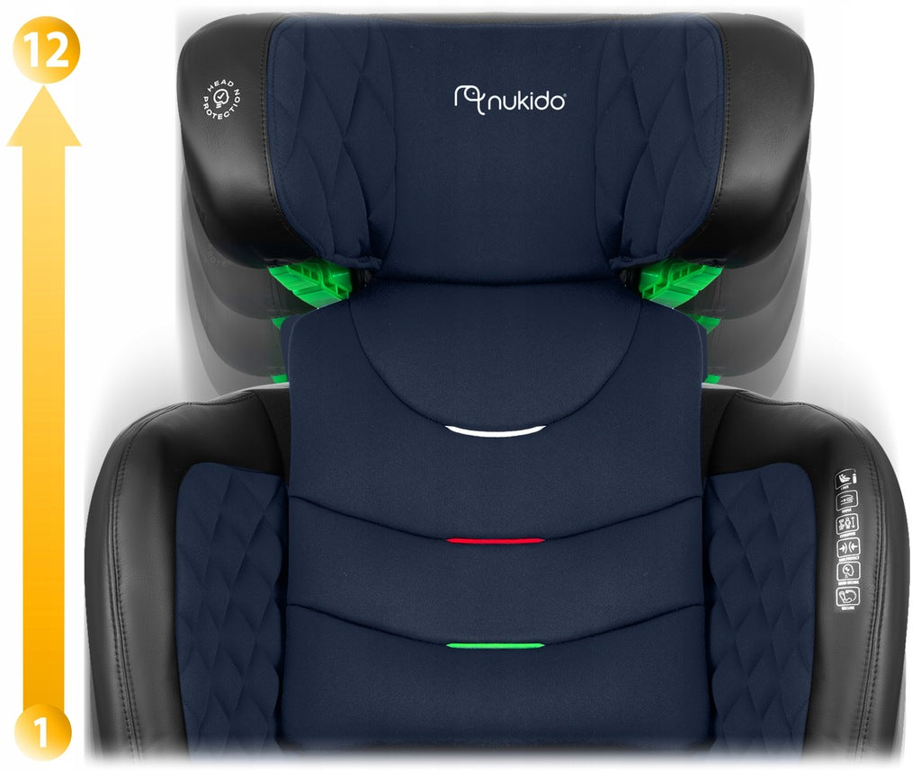 AUTOISTE 15–36 KG ISOFIX NUKIDO LOUIS I-SIZE BASIC