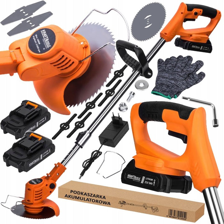 1000 W belaidis trimeris su dideliu rinkiniu