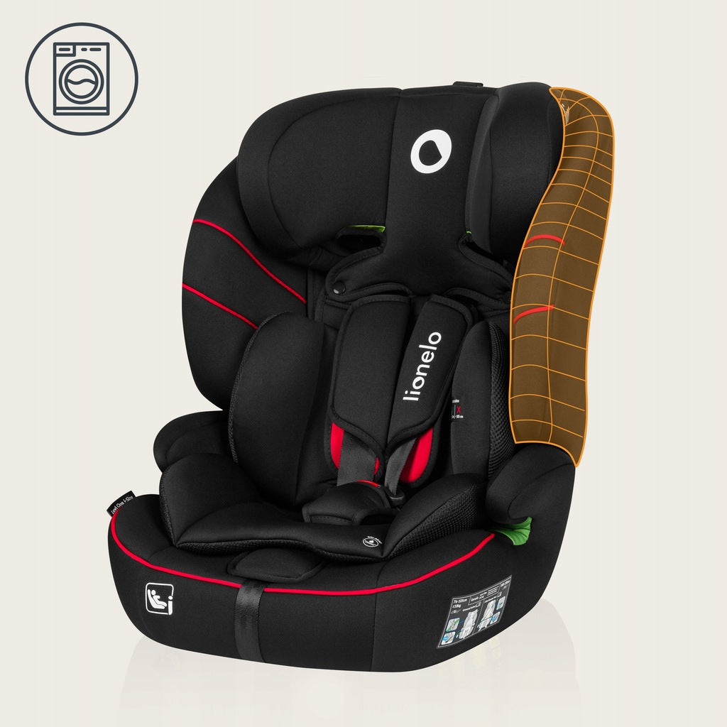 Automobilinė kėdutė 76-150 cm, pločio sėdynė 9-36 kg, I-SIZE