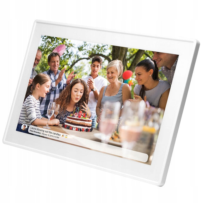 Skaitmeninis nuotraukų rėmelis su FRAMEO 15.6"/1920x1080 IPS/16GB, baltas