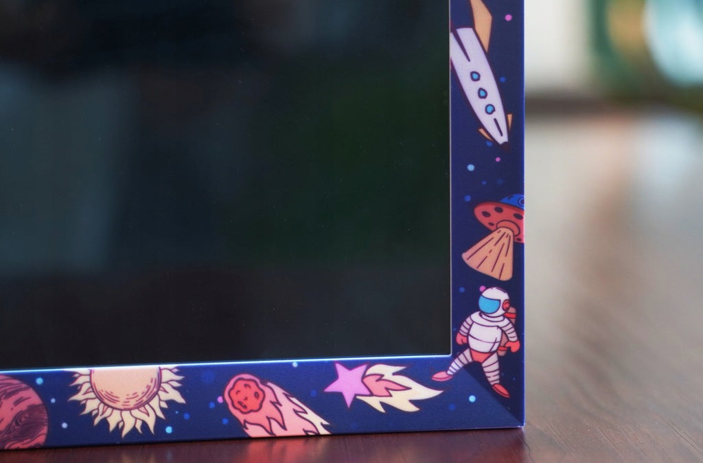 10,1 colio skaitmeninis nuotraukų rėmelis su WiFi ryšiu ir atspaudais, rožinis