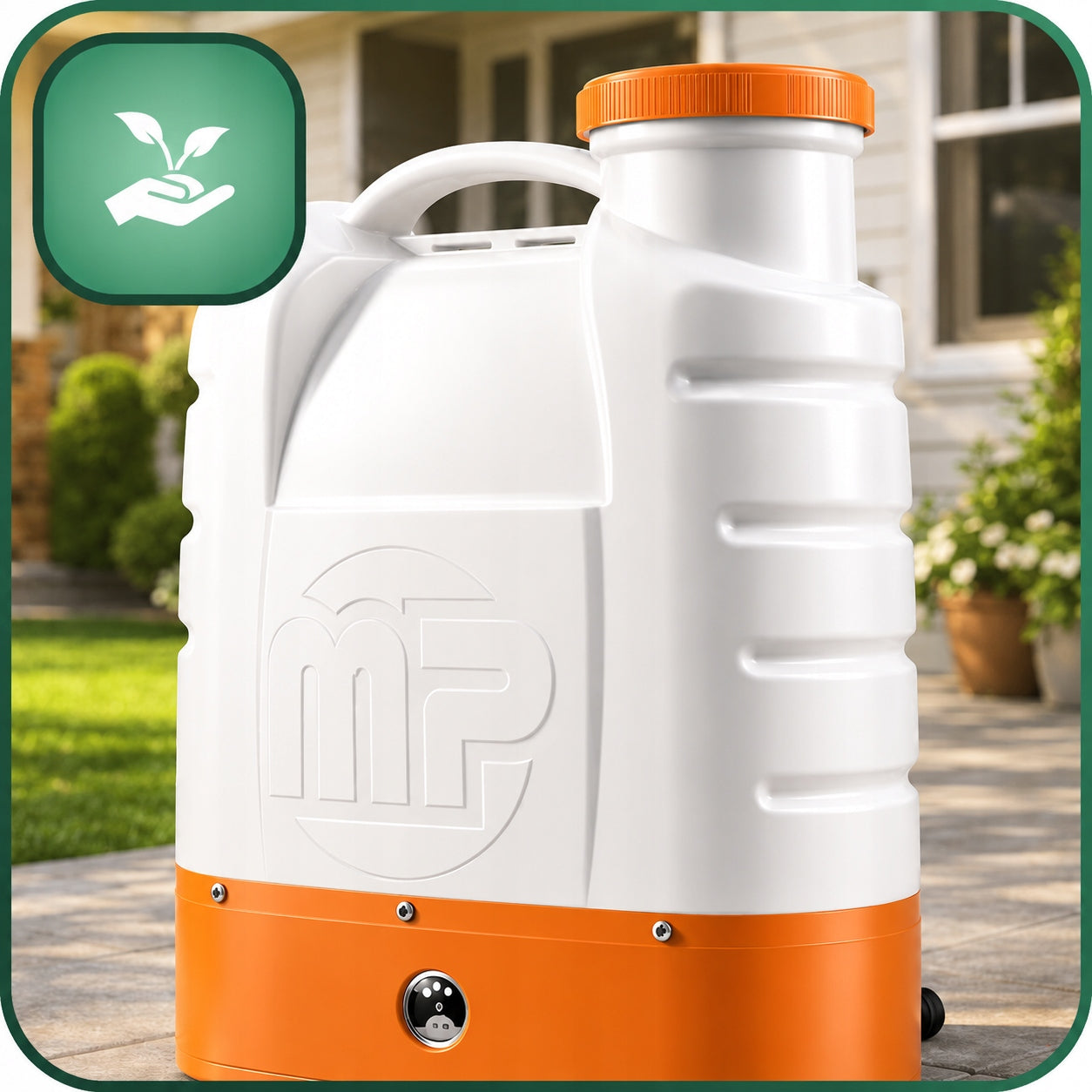 Elektrinis purkštuvas su baterija, 16 l, sodui, „Majster MP0350“