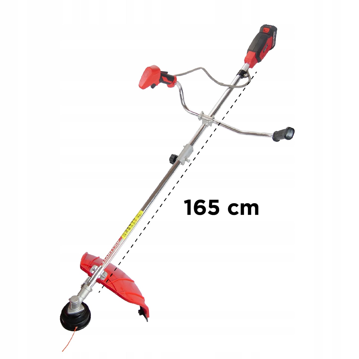 AKUMULIATORINĖ KRUMPJOVĖ-ŽOLĖS ŽOLELĖ + 2 AKUMULIATORIAI + 3 GALVUTĖS + VALAS