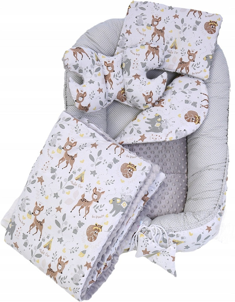 Imiku pesapesa "Minky" komplekt XXL "BabyMam" 7 osa