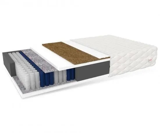Čiužinys 120x200 SPRING POCKET COCONUT H3 vidutinio kietumo H4 kietas