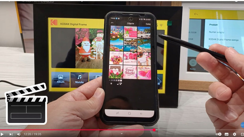 10,1 colio skaitmeninis nuotraukų rėmelis su jutikliniu ekranu, nuotraukos, vaizdo įrašai, Wi-Fi programėlė