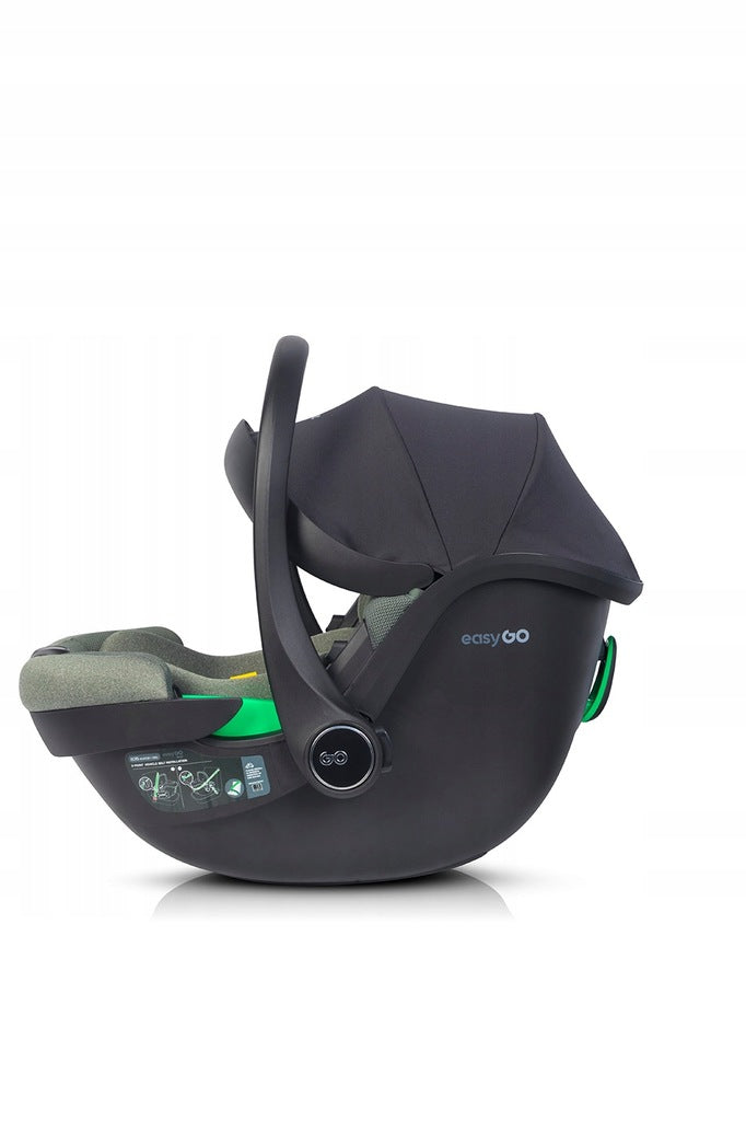 Pasukama vaiko automobilinė kėdutė su ISOFIX pagrindu 2in1 i-SIZE 0-13KG