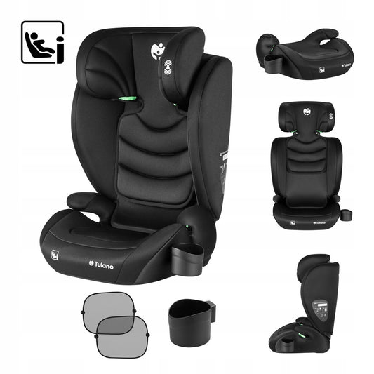 Autosēdeklis 15-36 kg TULANO i-Size 2-in-1 ar atzveltni 100-150 cm