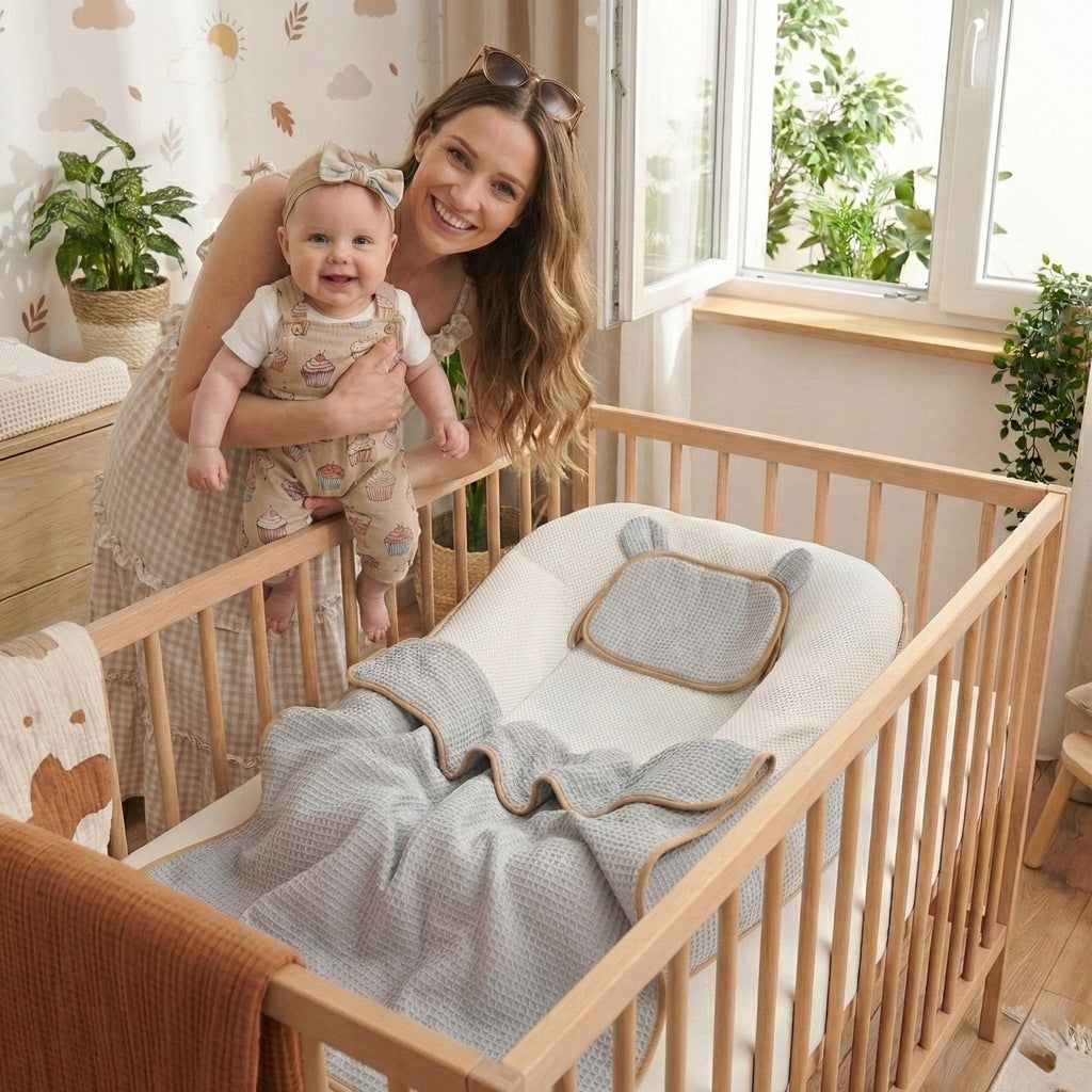 Imikute turvalise une komplekt "Cocoon Air 3D", pesa, mänguväljaku komplekt, BabyMam