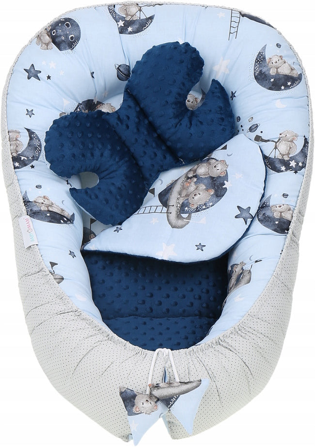 Beebipesa „Minky“ XXL komplekt „BabyMam“, 7-osaline