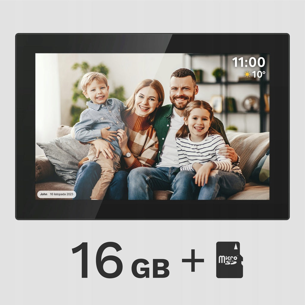 Skaitmeninis nuotraukų rėmelis Wi-Fi 10.1