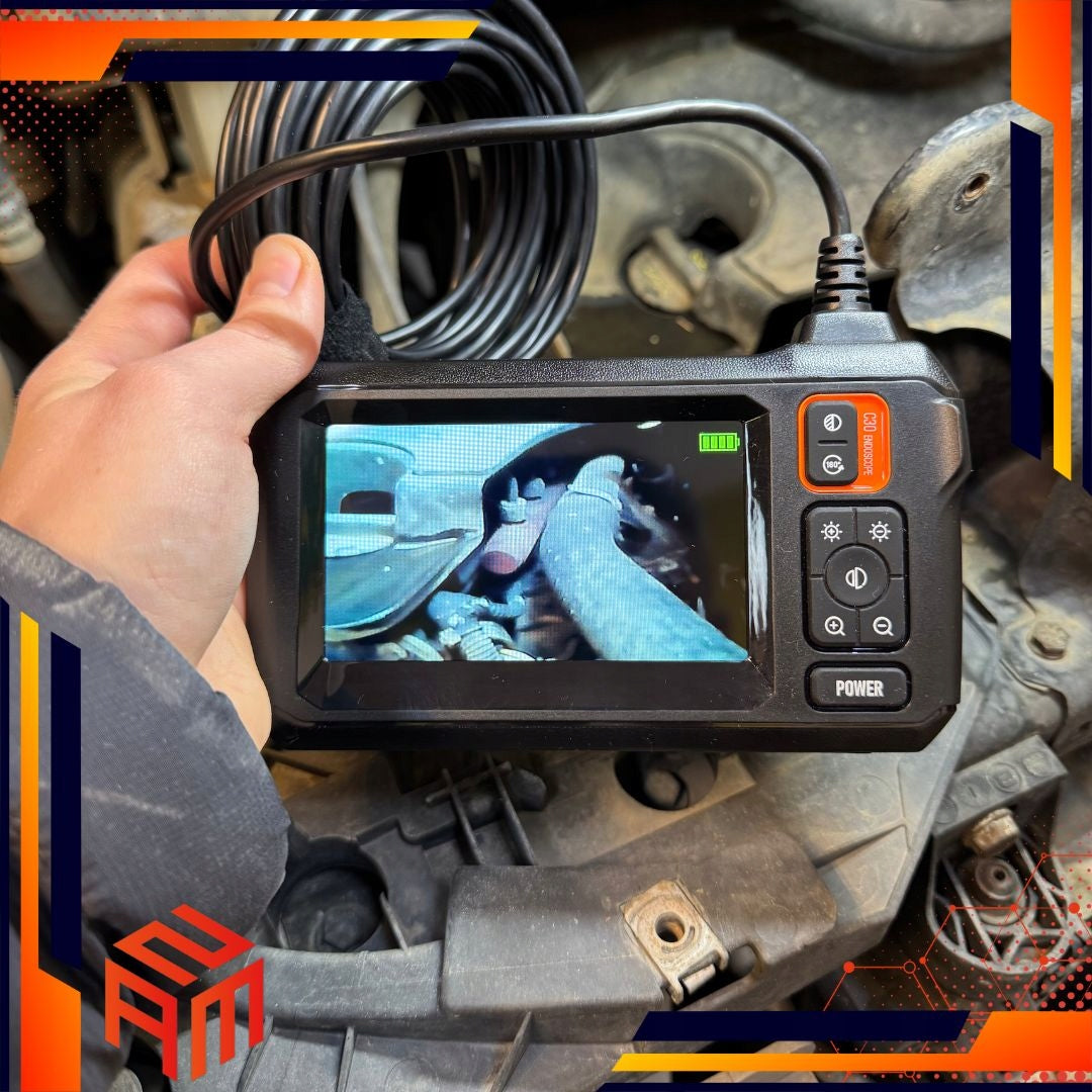 Endoskopiskā kamera ar ekrānu 5m | Full HD | IP67 | Cauruļu, kanalizācijas un auto diagnostikai