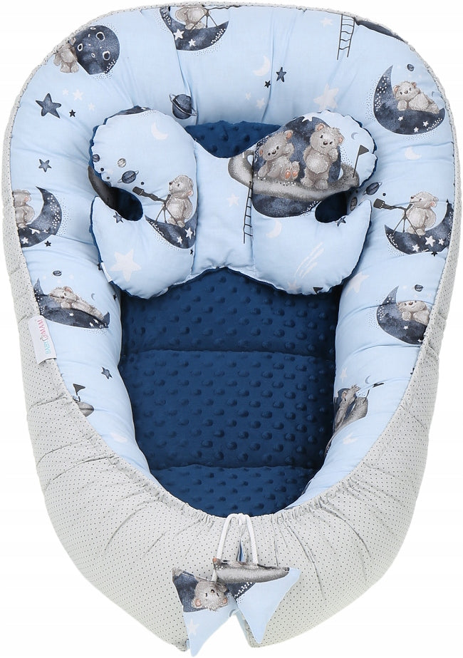 Beebipesa „Minky“ XXL komplekt „BabyMam“, 7-osaline