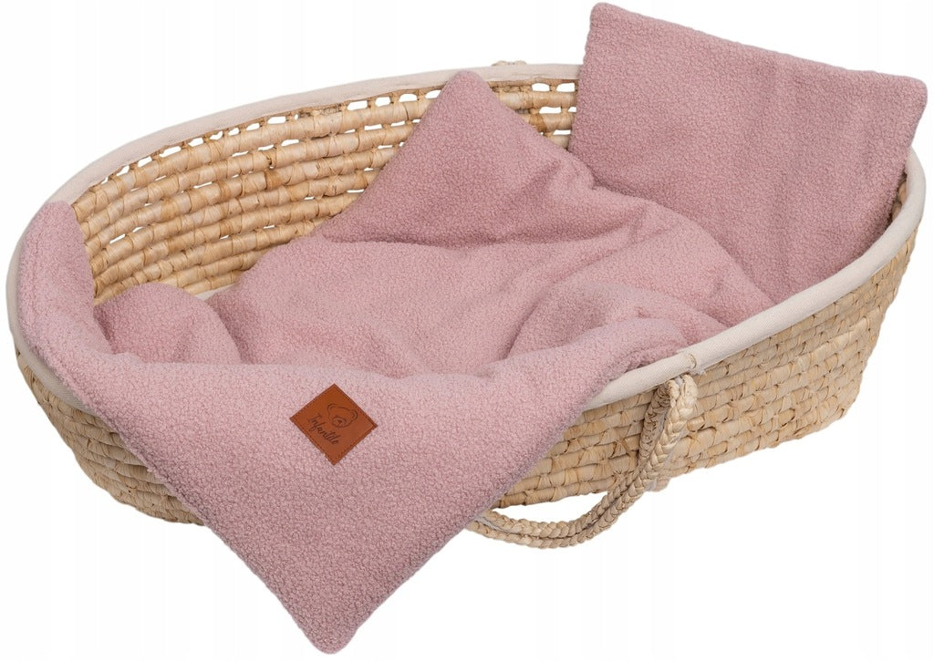 BOUCLE Ėriuko vežimėlio patalynė, izoliuota, pagalvė ir antklodė