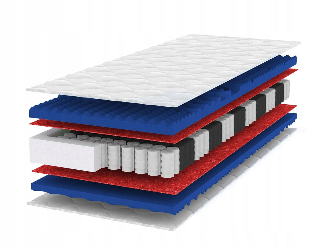 Madrats 80x200 21 cm Pocket vedrud keskmise jäikusega massaažiga HyperElastic H3