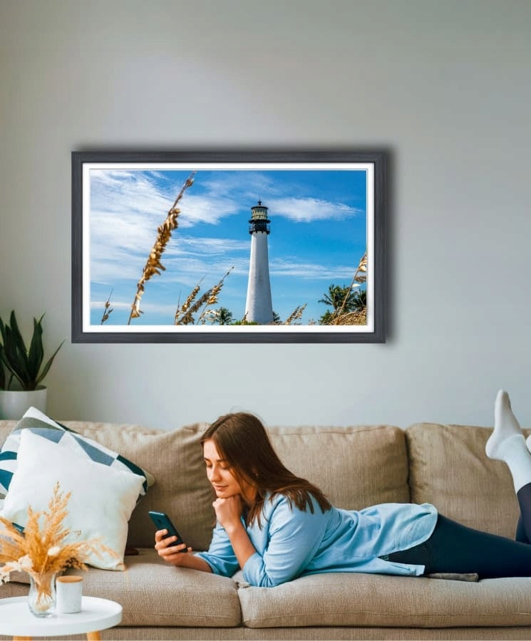 32 colių „WiFi HD LCD“ skaitmeninis rėmelis, juodas