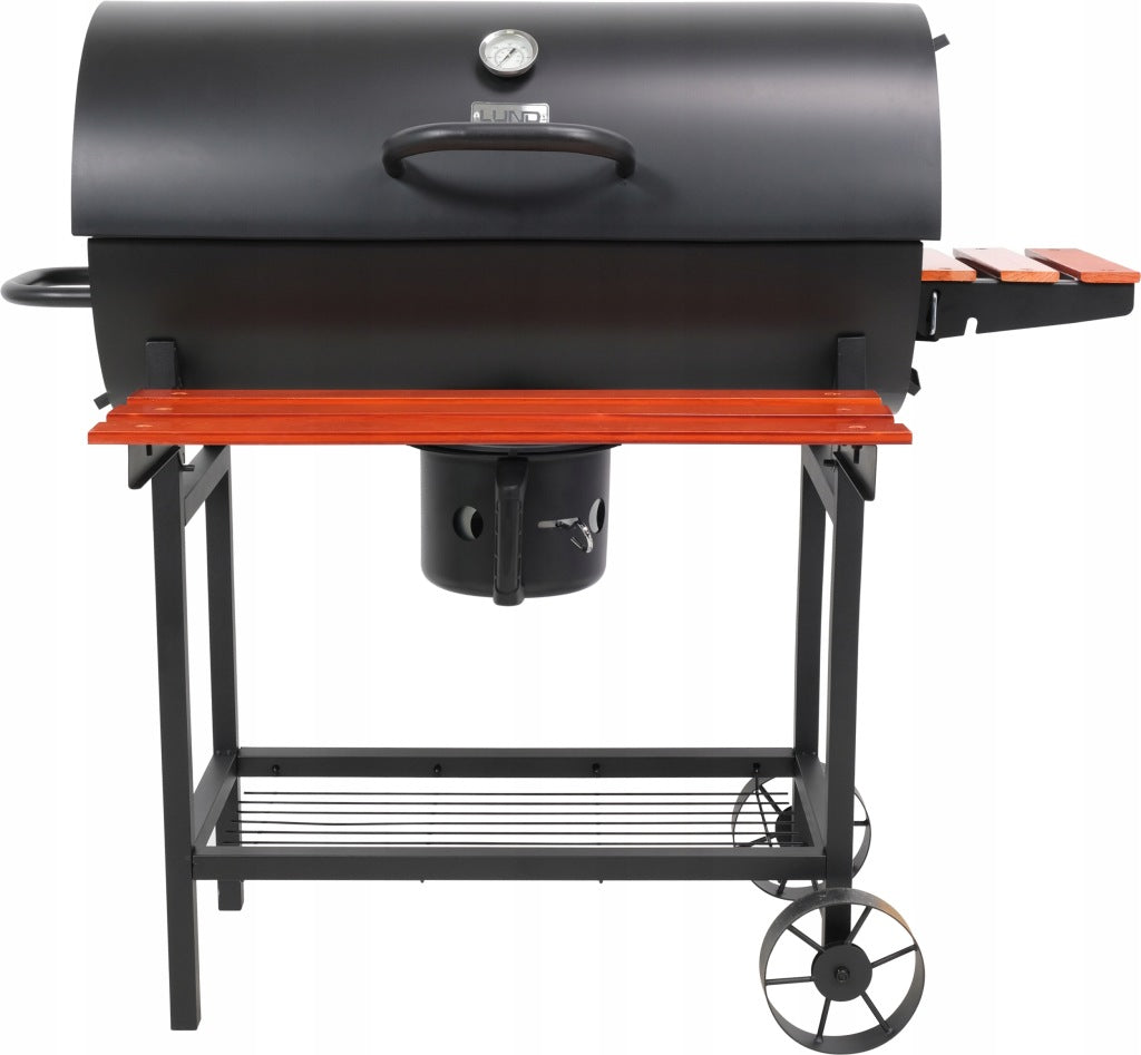 Aia söegrill ratastel, riiulid
