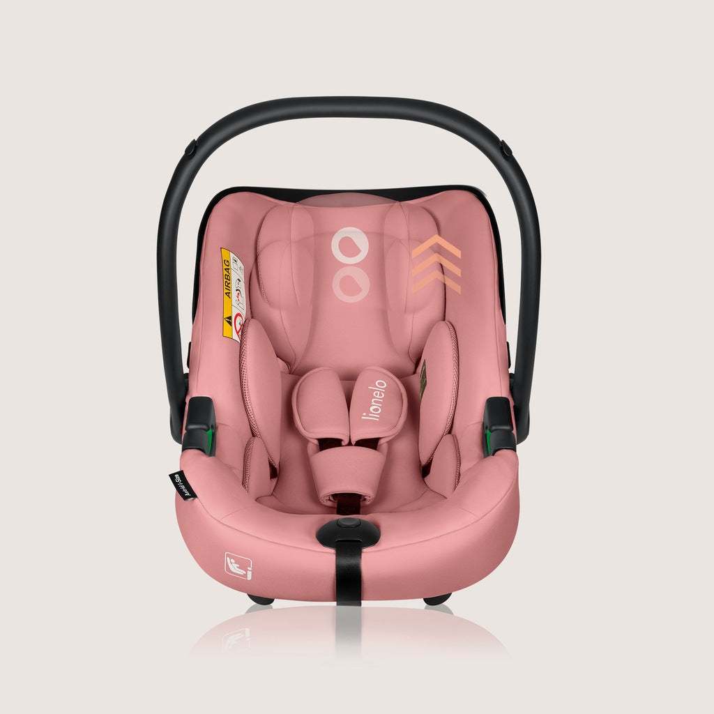 Automobilinė kėdutė 0-13 kg, 40-87 cm. ADAC sertifikatas. Lionelo Astrid. rožinė