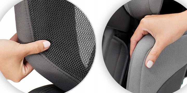 Kinderkraft Comfort Up i-Size automobilinė kėdutė, 76-150 cm, 9-36 kg, pilka