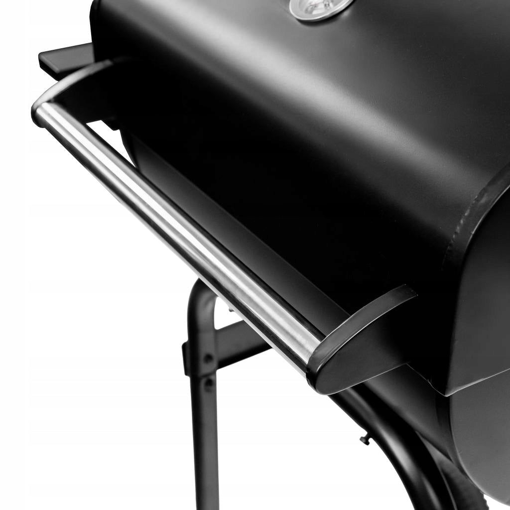 Aia söegrill kaane ja tünnikujulise korstnaga, 2 kroomitud resti