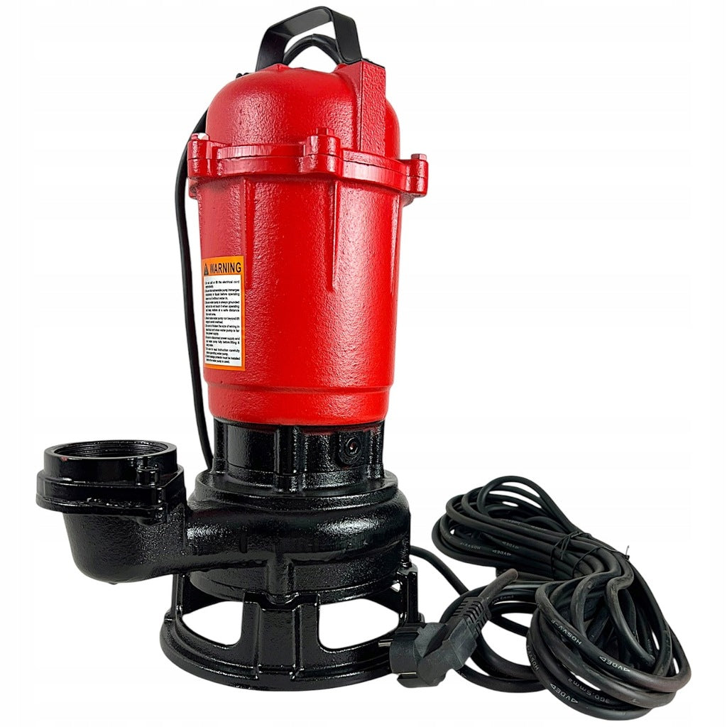 Puhas- ja mustaveepump septikutele, purustajaga, malm, 3300 W, 30 m voolik