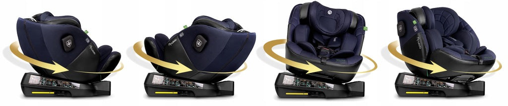 PASUKAMA AUTOMOBILINĖ KĖDUTĖ su KOJA 0-36KG ISOFIX NUKIDO I-SIZE 40-150cm