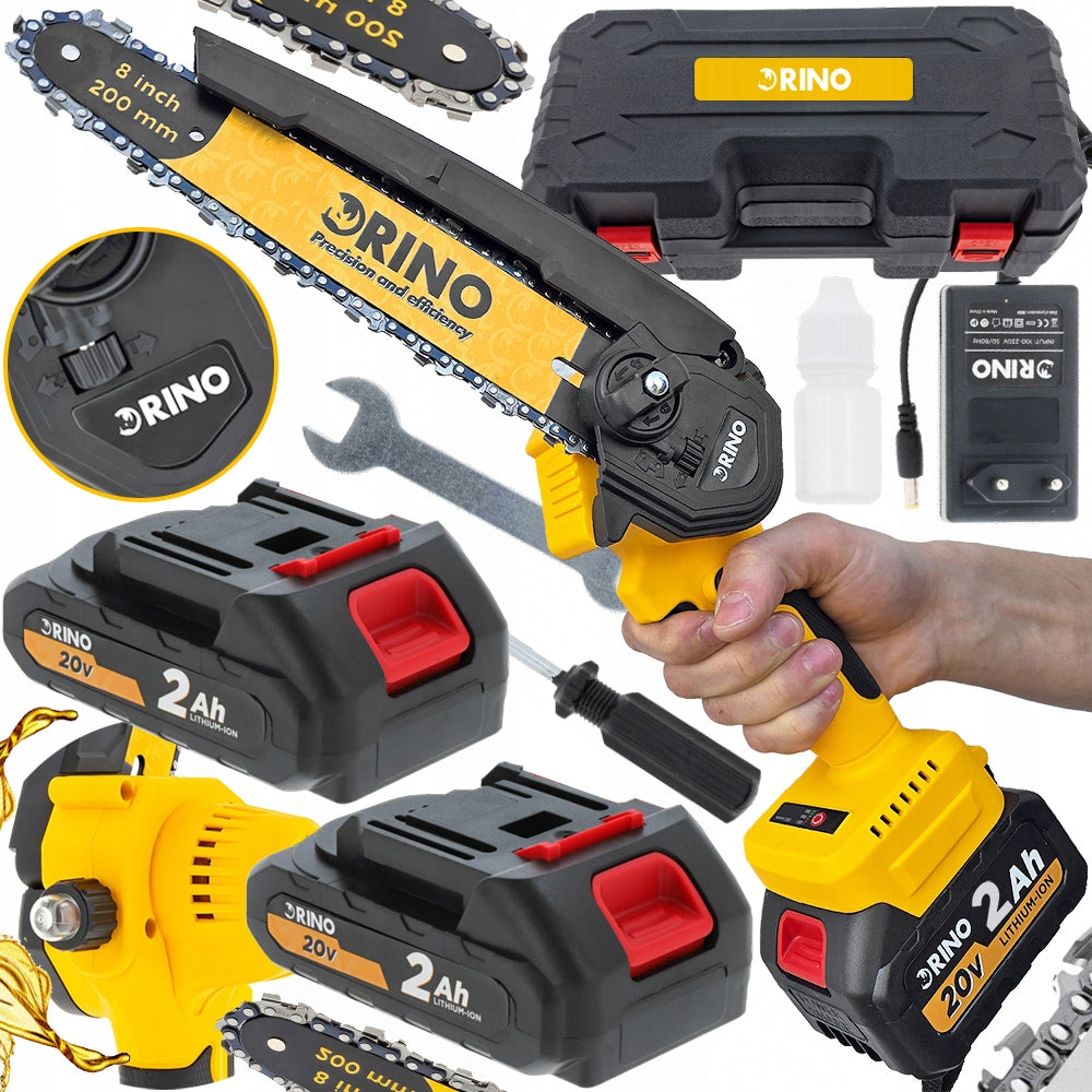 20 V Rino-20 grandininis mini pjūklas 200 mm,