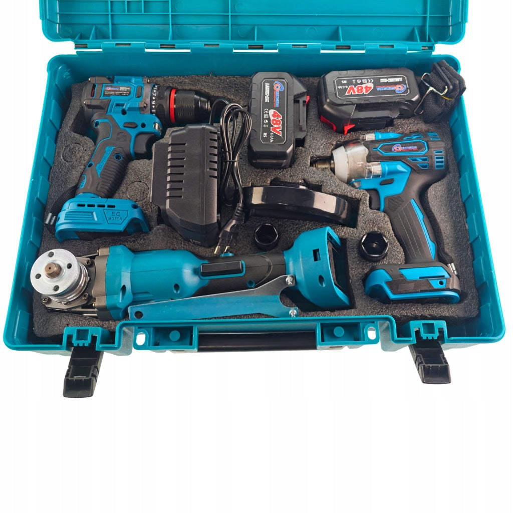 akutööriistade komplekt 6 Ah KRUVIKEERAJA LIHVIMISPINGE 48 V