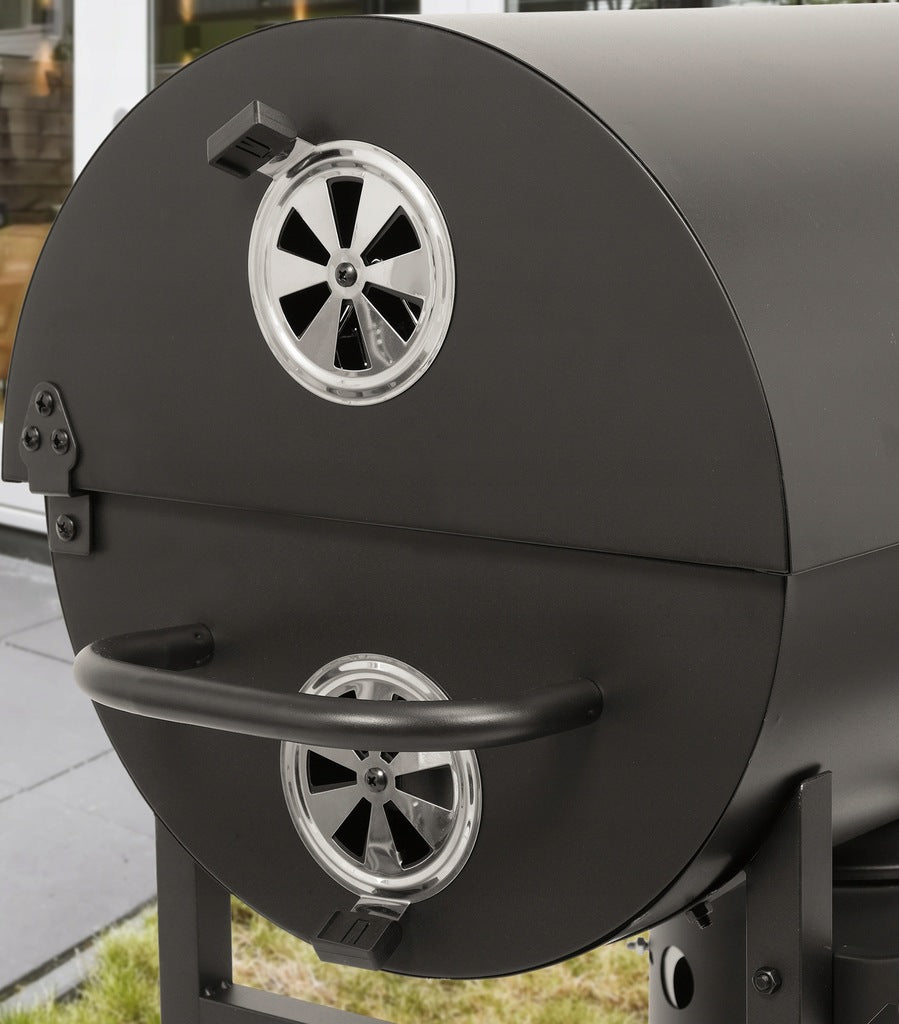 Aia söegrill ratastel, riiulid
