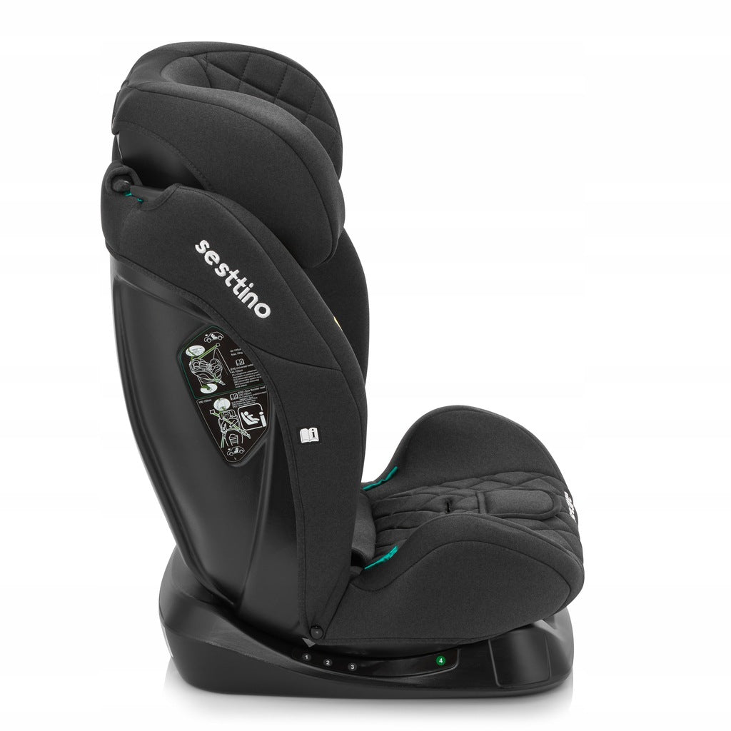 Sesttino SecurePro vaikiška automobilinė kėdutė 0-36 kg, saugi 40-150 cm