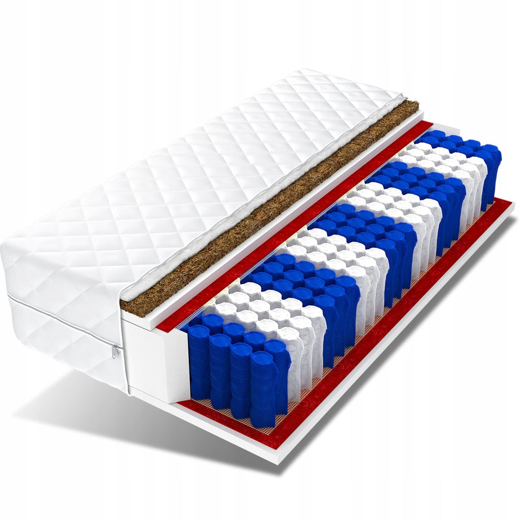 Čiužinys 120x200 SPRING POCKET COCONUT H3 vidutinio kietumo H4 kietas