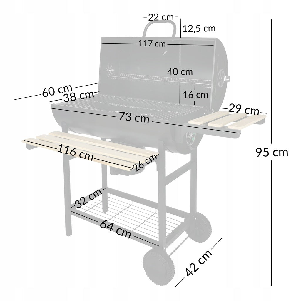 Aia söegrill 2 restiga