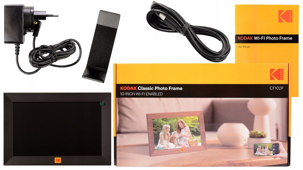 10,1 colio skaitmeninis nuotraukų rėmelis su jutikliniu ekranu, nuotraukos, vaizdo įrašai, „Wi-Fi“ programėlė