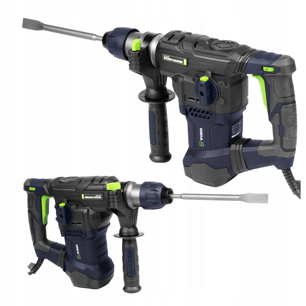 1500 W smūginis gręžtuvas, 6 J smūginis plaktukas, stiprus SDS + gręžimo smaigalys