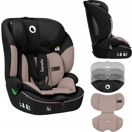 Autokrēsliņš 76-150 cm, sēdekļa platums 9-36 kg, Lionelo LEVI I-SIZE
