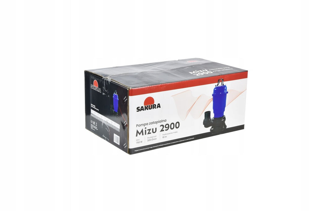 Sukelpump jäikade osakeste purustajaga 750W